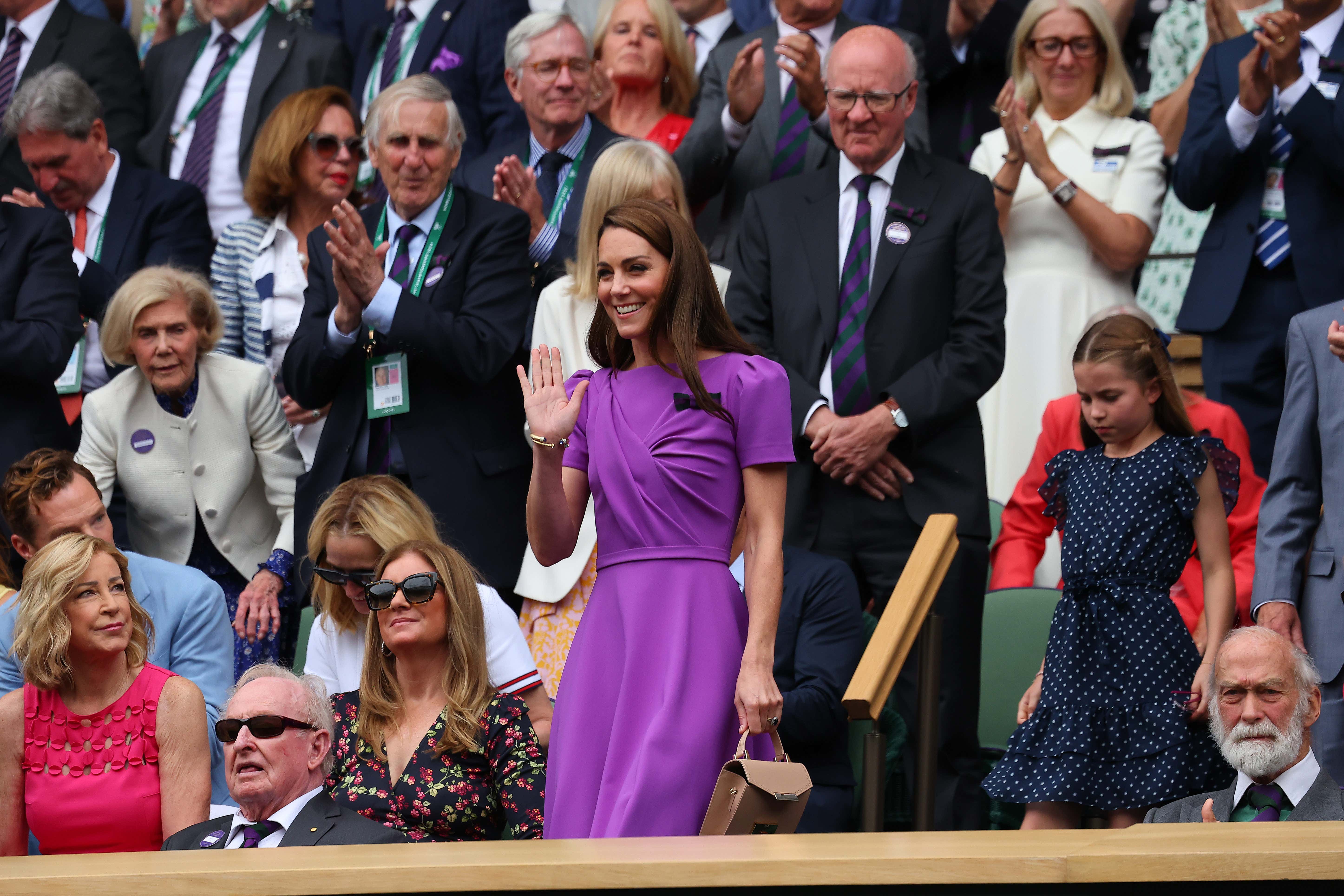 Kate Middleton Received A Resounding Standing Ovation As She Arrived At The Wimbledon Men's Final And Presented Carlos Alcaraz With His Trophy