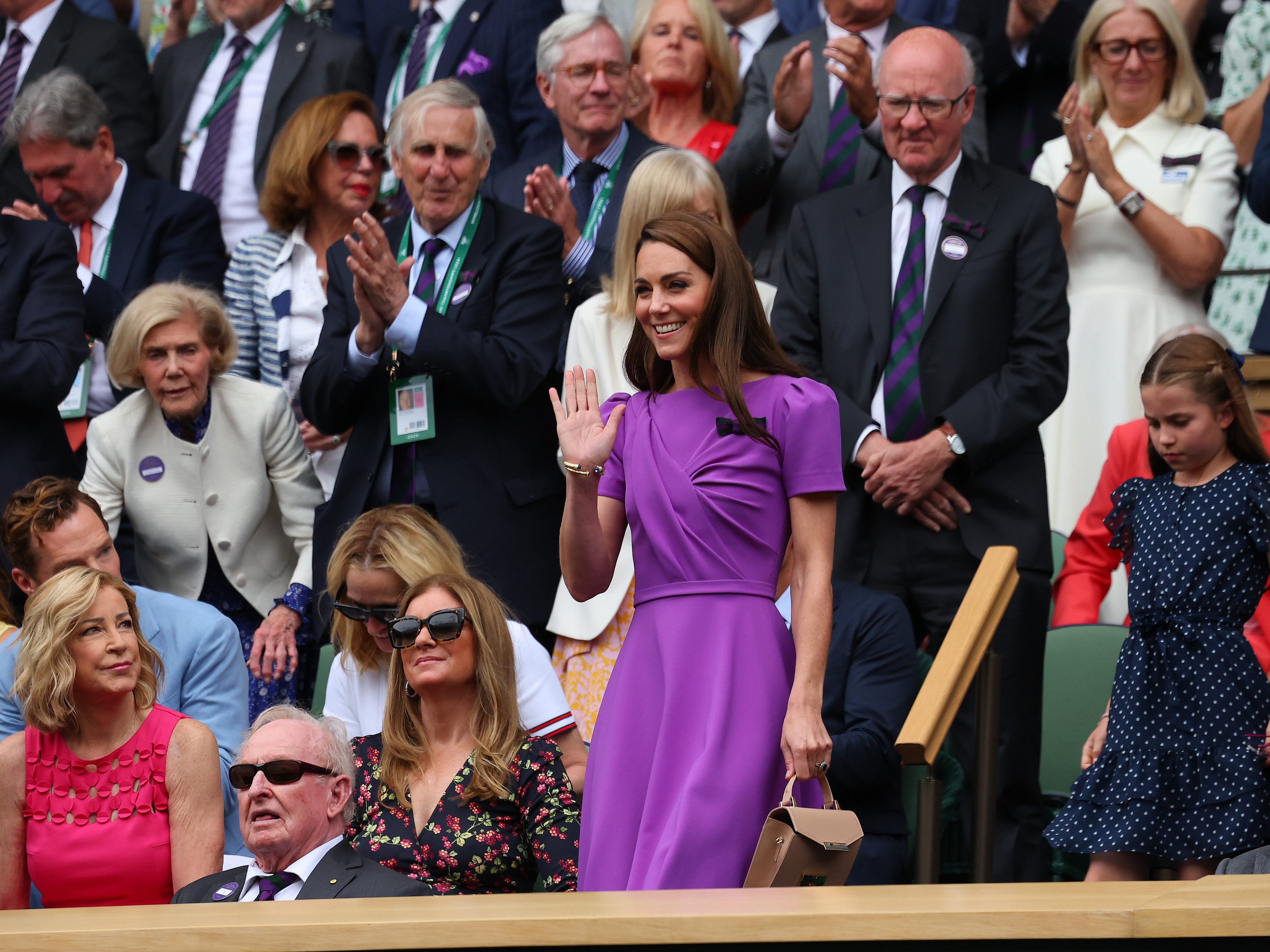 Kate Middleton Received A Resounding Standing Ovation As She Arrived At The Wimbledon Men's Final And Presented Carlos Alcaraz With His Trophy