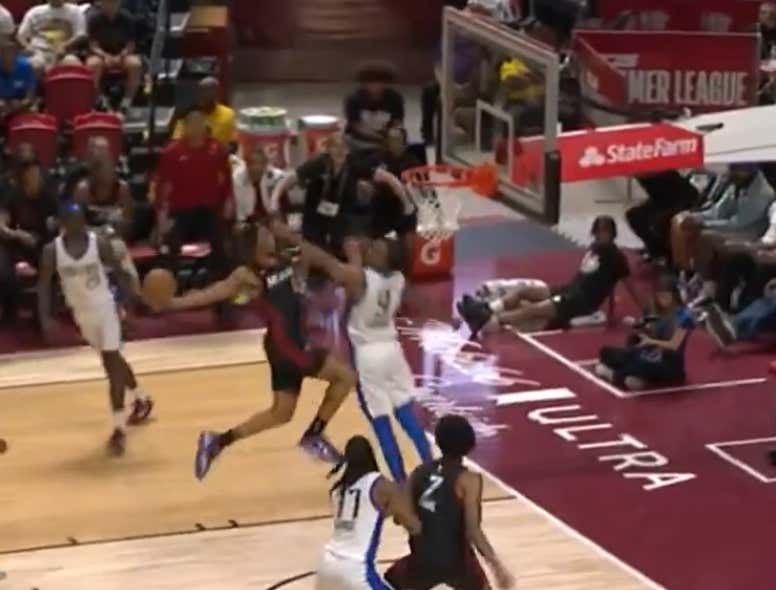 There's A New Leader In The Clubhouse For The Dunk Of The Summer And His Name Is Alondes Williams