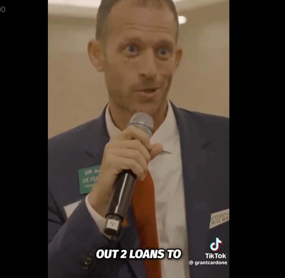 New Side Hustle Unlocked: Man Takes Out Loan To Attend Grant Cardone Conference.....Crowd Ends Up Giving Him Thousands