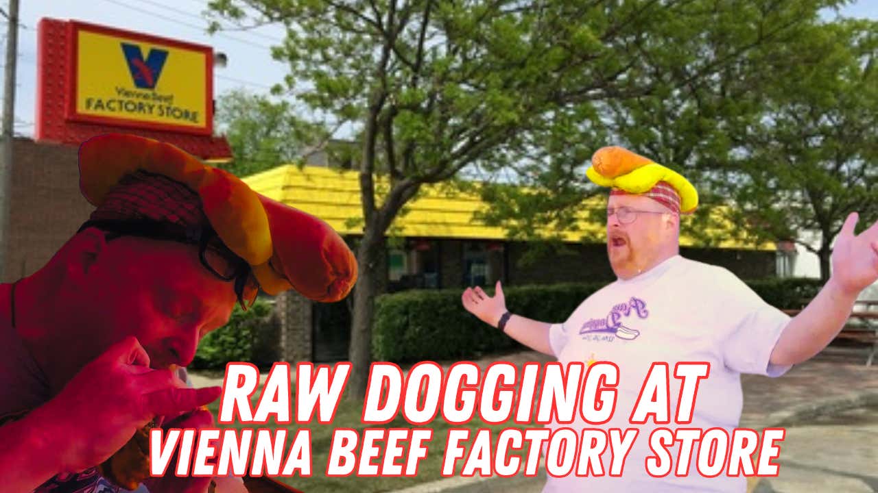 Raw Dogging at Vienna Beef Factory Store in Chicago