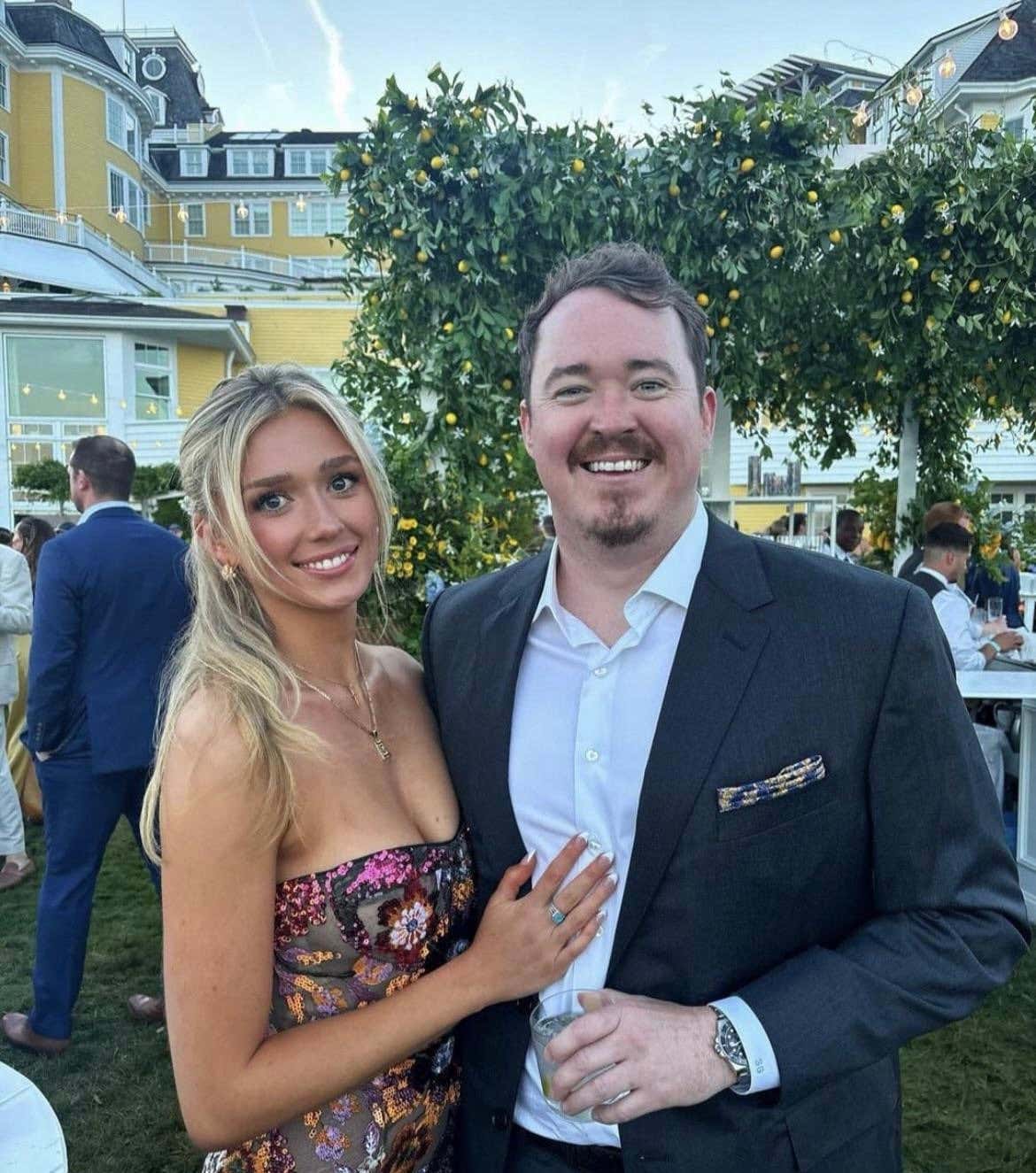 Rumors Are Swirling That Shane Gillis Is Dating A TikTokker After A Viral Photo Of Them At Christian McCaffrey's Wedding