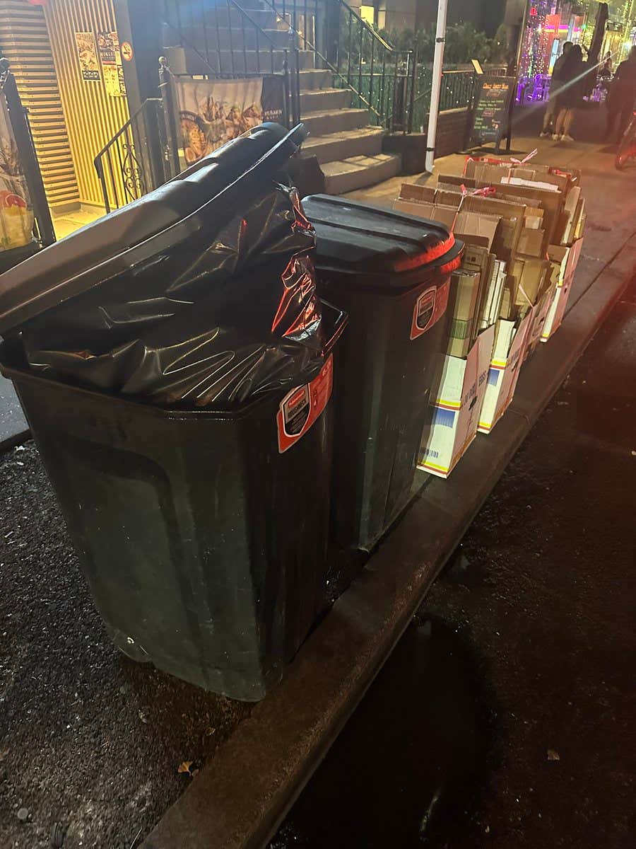It Was Pretty Amazing To See New York City's Latest Invention, The Trash Can, Up Close In Person Last Week And I'll Never Forget It