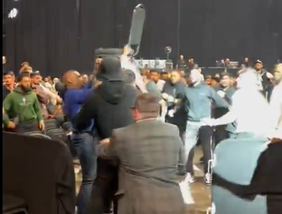A Huge Brawl Broke Out In The Crowd After Leon Edwards Lost His UFC Title