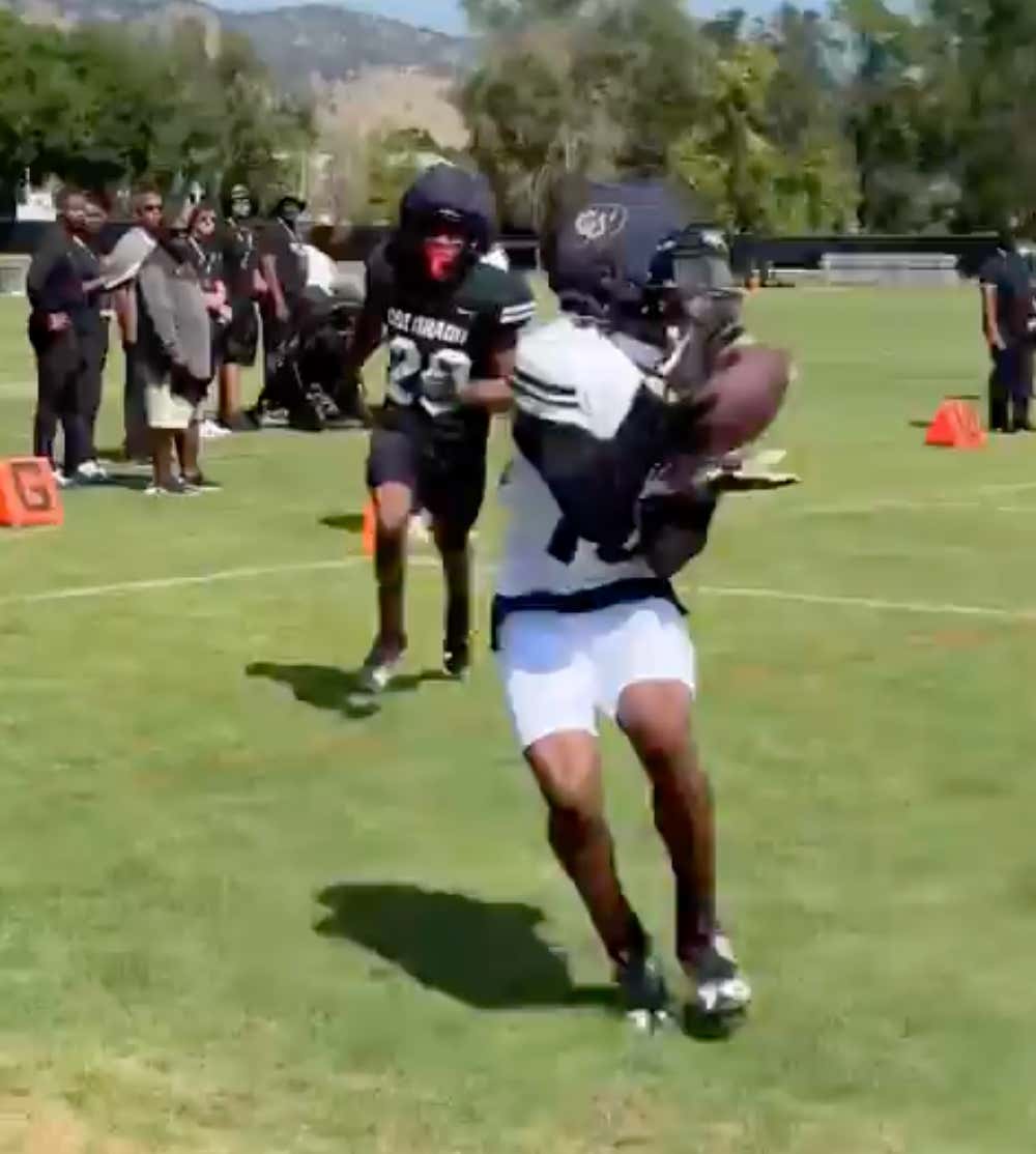 The Internet is Divided on Whether Colorado Edited a Practice Video To Make a Shedeur Sanders Pass Look Like It Was a Touchdown