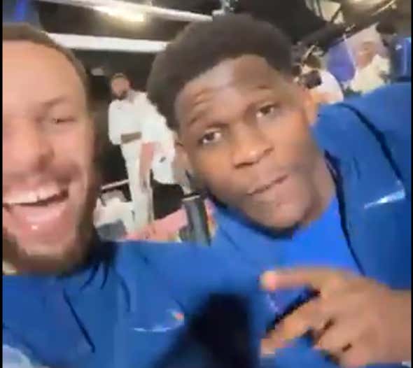 The Steph Curry Victory Video Immediately Following Winning A Gold Medal Did Not Disappoint