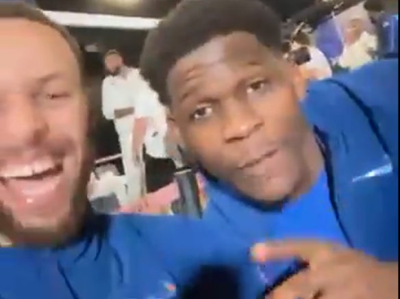 The Steph Curry Victory Video Immediately Following Winning A Gold Medal Did Not Disappoint