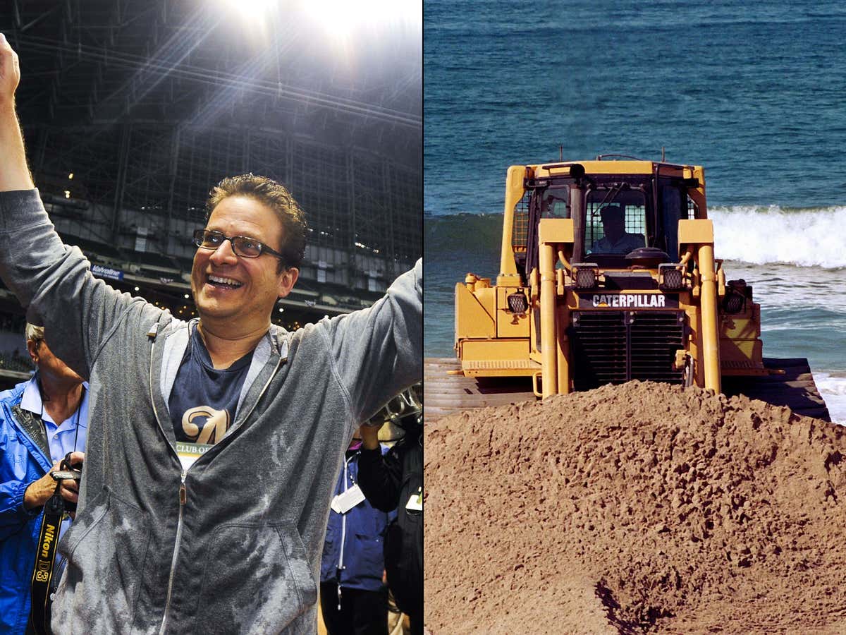 A Lawsuit Against Brewers Billionaire Owner Mark Attanasio Claims That He Has Been Stealing Sand From A Beach In Malibu With An Excavator And Bringing It To His Own Property