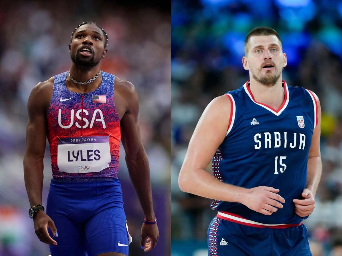 Noah Lyles Can't Seem To Give Up His Schtick And Is Now Trying To Pretend He Doesn't Know Who Nikola Jokic Is