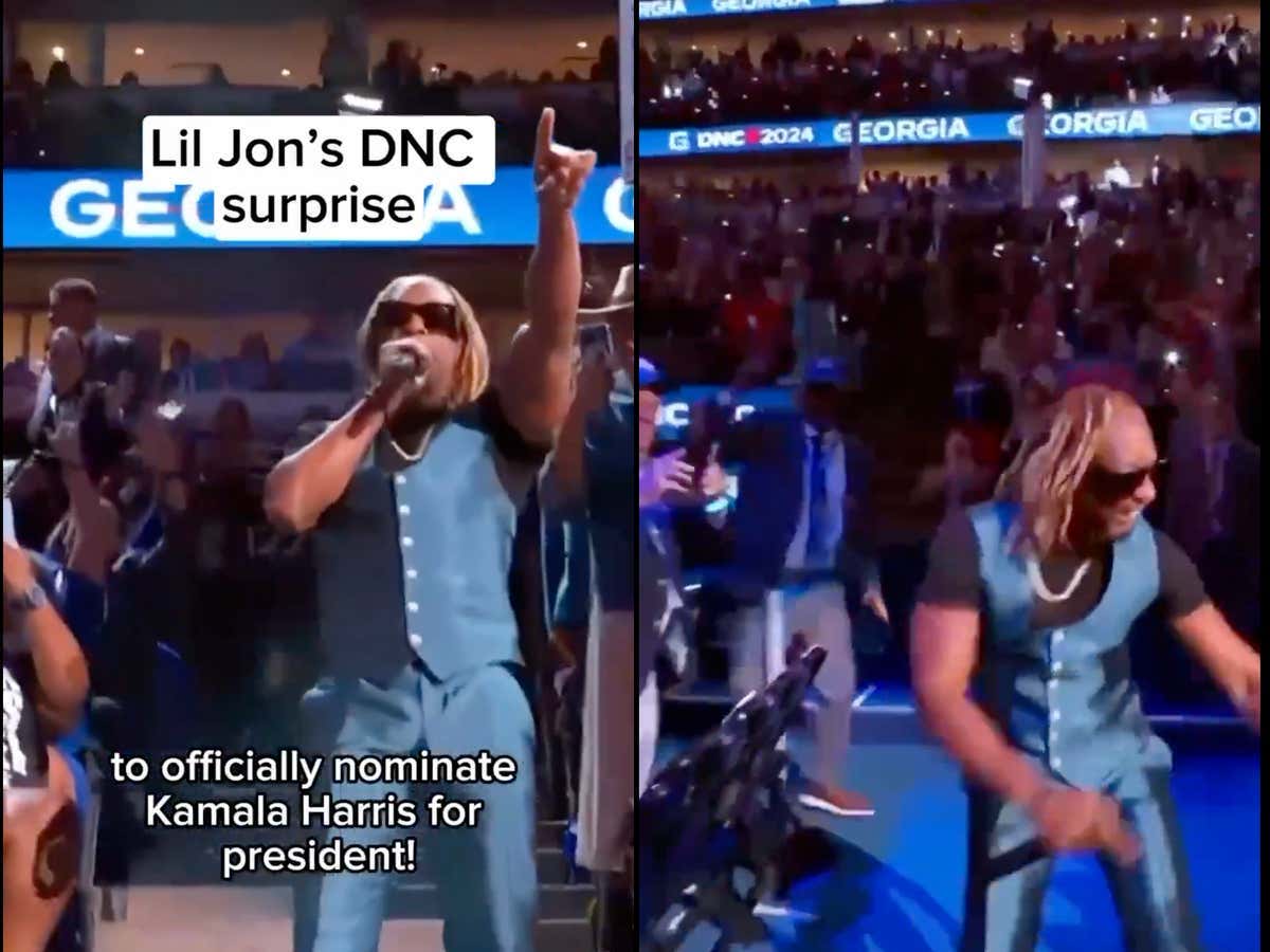 Lil Jon Came Out Tonight At The Democratic National Convention To Perform "Turn Down For What?" And It Was The Great Chicago Fire Flames