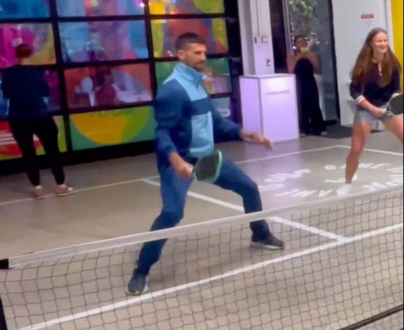 BREAKING: Novak Djokovic Stinks At Pickleball