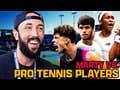Barstool Blogger Tries Returning A Serve From The Best Tennis Players In The World