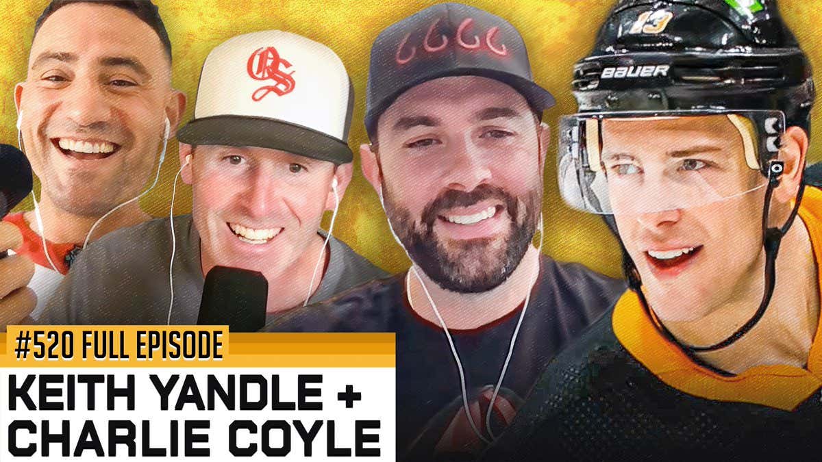 Chiclets Fan Favorite Keith Yandle And Boston Bruins Center Charlie Coyle This Week On Spittin' Chiclets