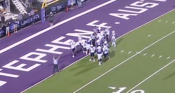 The Ultimate Low Point: Stephen F. Austin Was Up 70-0 At Halftime Last Night, So The Teams Embarrassingly Agreed To Only Play A 10 Minute Second Half