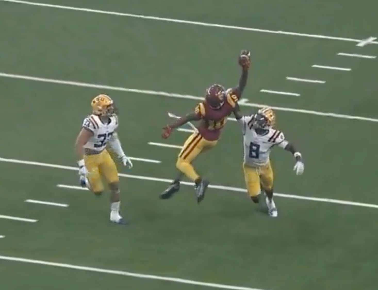 USC's Kyron Hudson Just Made the Catch of the Year in Week 1