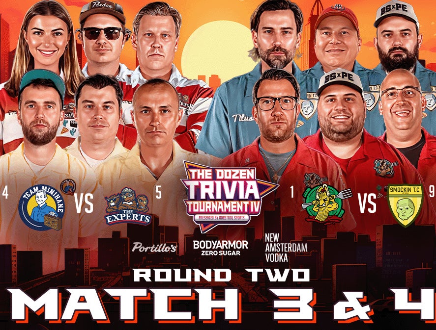 Dave Portnoy & 1-Ziti vs. 9-Smockin | Rd 2, Match 8 - The Dozen Trivia Tournament IV