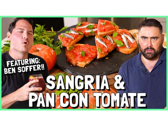 Ben Soffer Makes Sangria & Pan Con Tomate | Kiki Kuisine | Joey Camasta