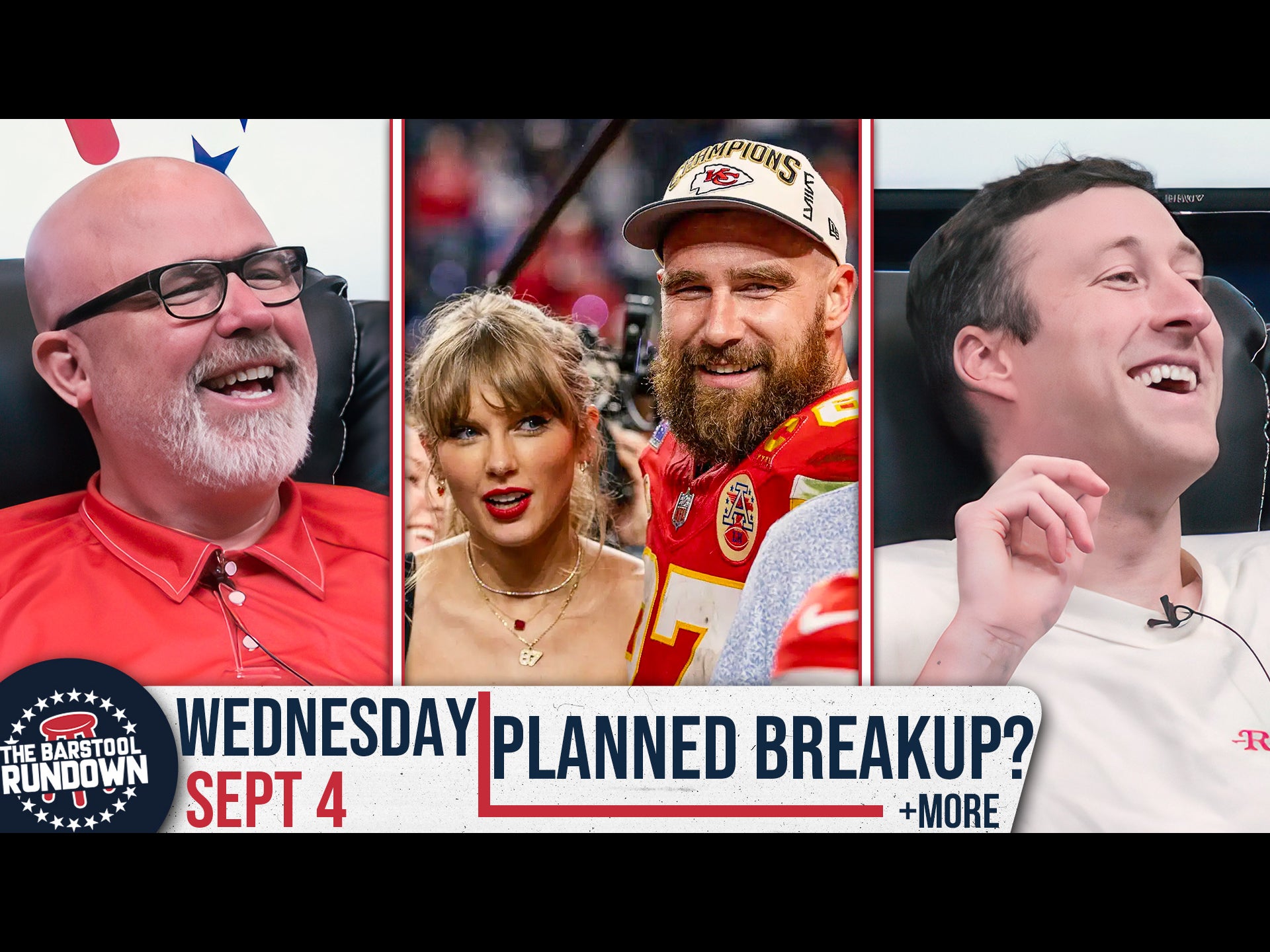 Is Taylor Swift & Travis Kelce's Relationship Fake - September 4th, 2024 - Barstool Rundown