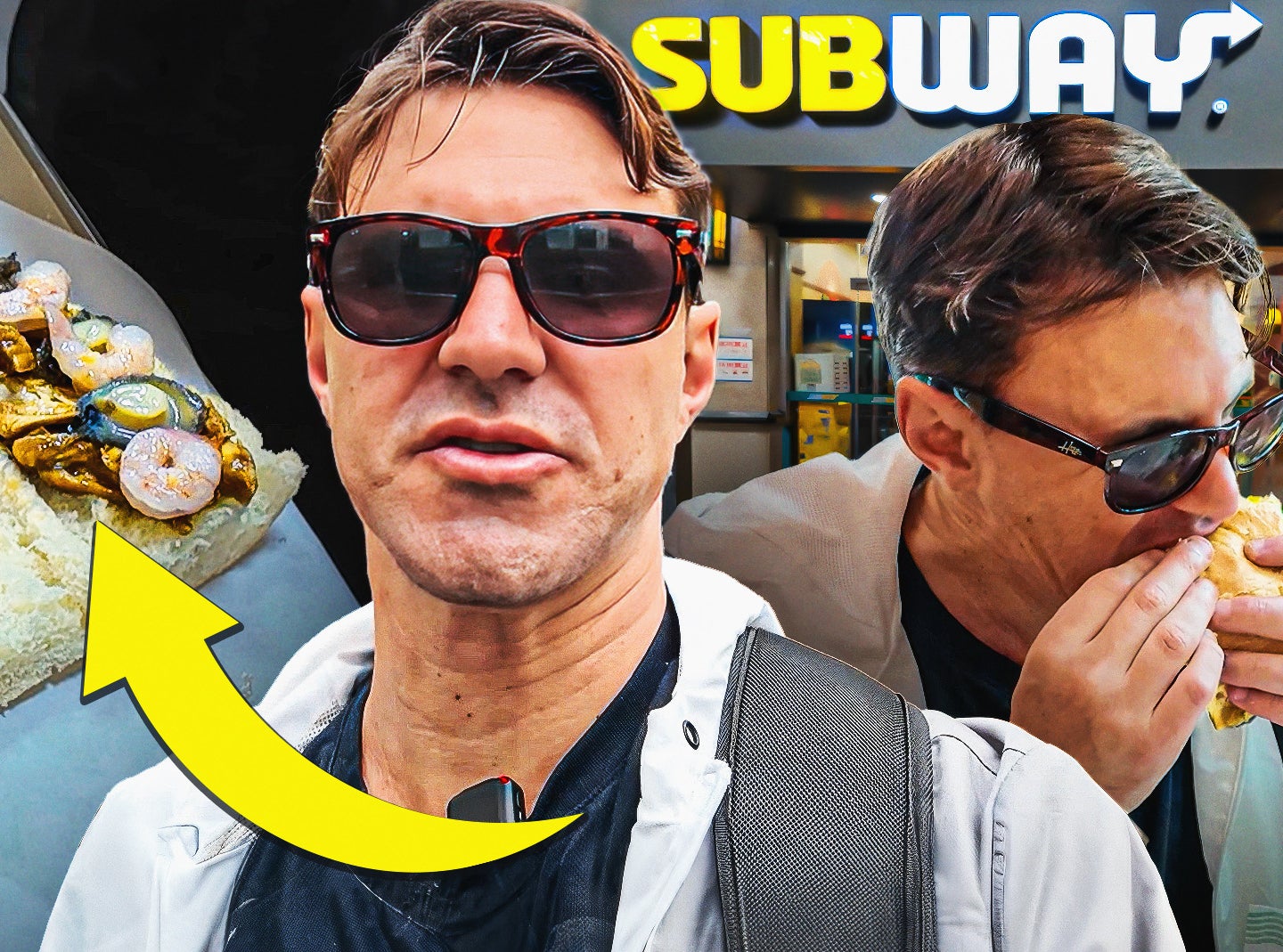 I Tried Subway's Abalone and Prawn Chicken Teriyaki Sandwich in China | Whoa! That's Weird
