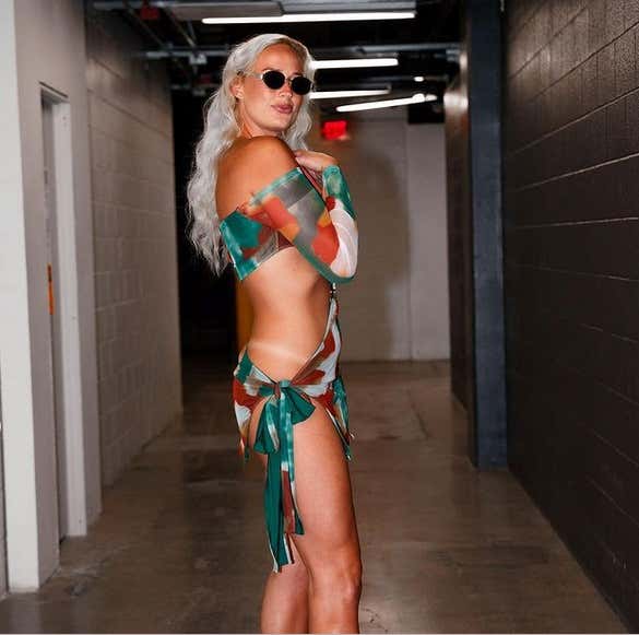 WNBA Icon Sophie Cunningham Reveals the Viral Tan Lines Dress Was Picked Out by Her Mom