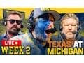 LIVE FROM ANN ARBOR FOR TEXAS-MICHIGAN | Barstool College Football Show Week 2