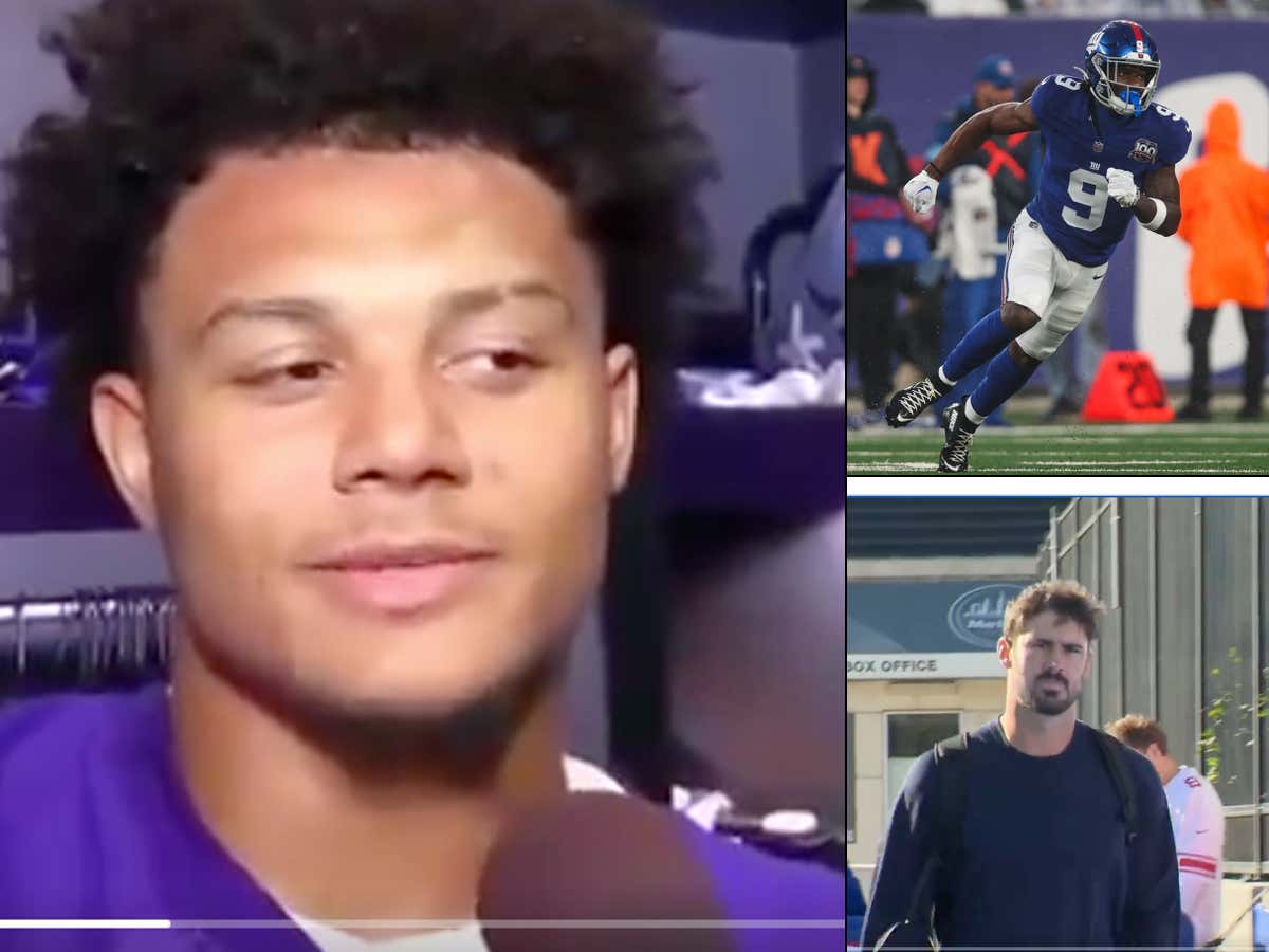 'It Ain't Even Gonna Be A Matchup' - A Vikings LB Is Already Talking Shit, Forgets We Now Have Bearded Daniel Jones And Malik Nabers