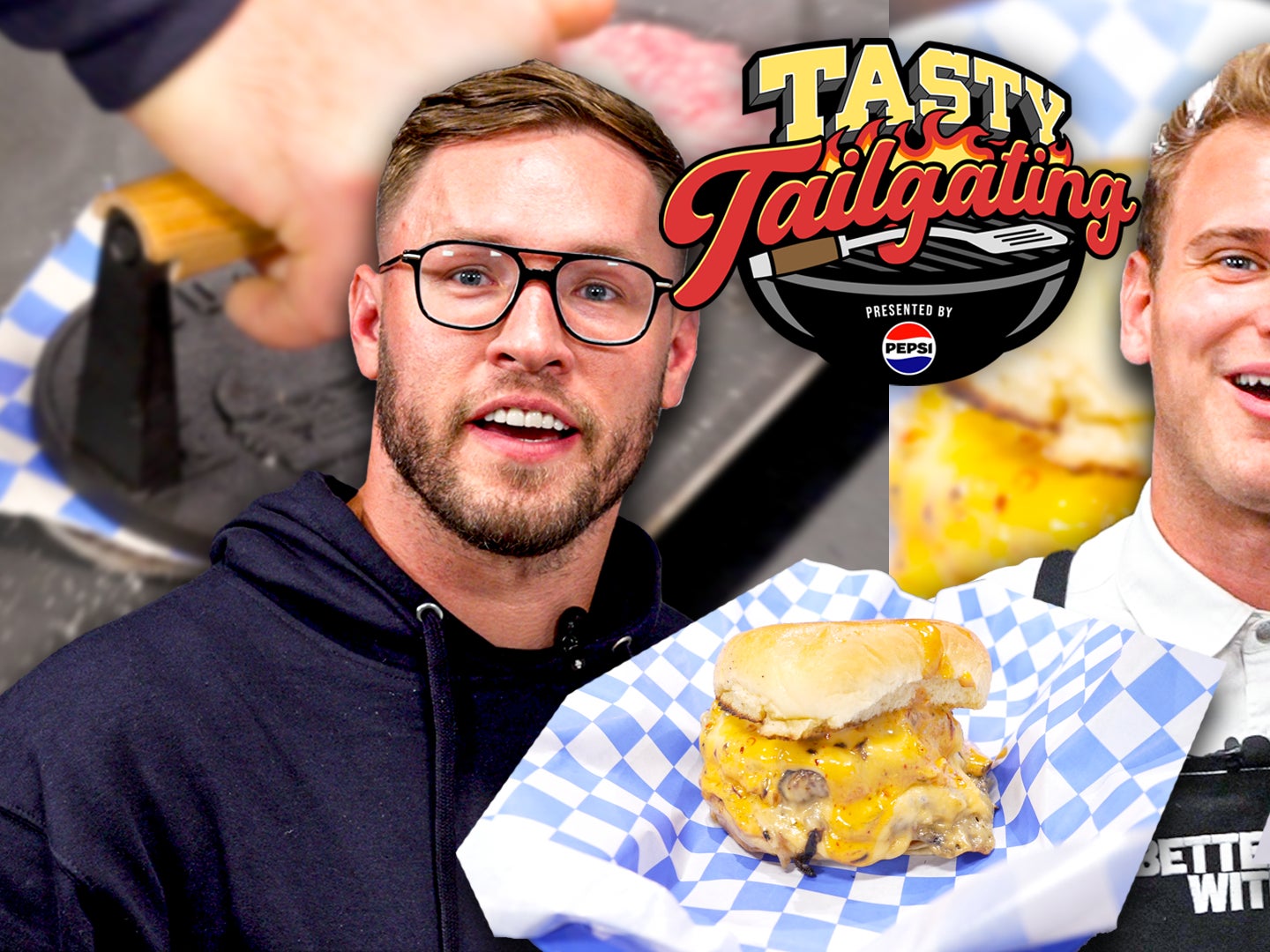 Grilling Will Compton's SIGNATURE Smash Burger Recipe | Pepsi Tasty Tailgating Ep. 2