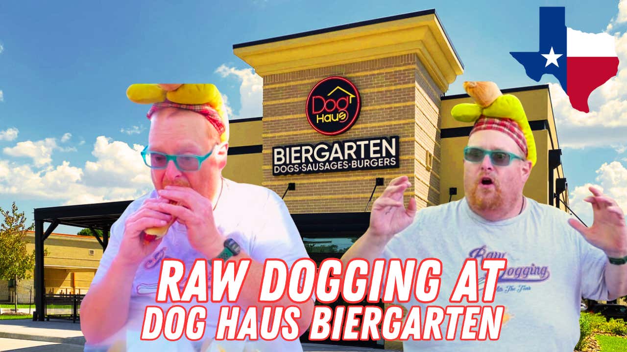Raw Dogging at Dog Haus Biergarten in Richardson, TX