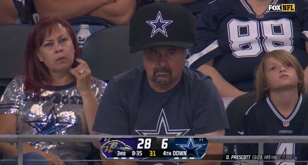 The Saddest NFL Stats Of Week 3 - Bengals Lose With Zero Punts Or Turnovers, A Sad Hail Mary, Dallas' Dismal Distribution, And Much More