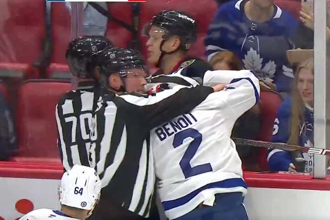 Brady Tkachuk Is In Mid-Season Form Already, Dumps Nylander After The Whistle Just To Be A Prick