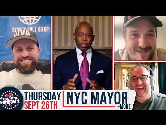 New York City Mayor Indicted on Federal Charges - September 26th, 2024 - Barstool Rundown