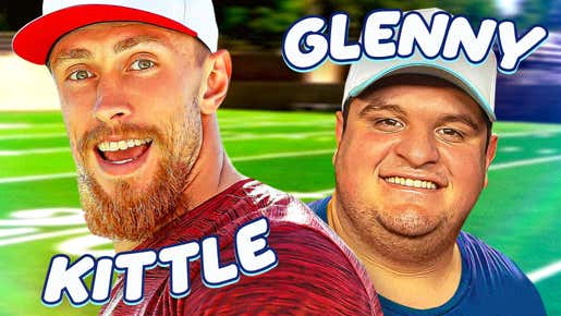 George Kittle Shows Glenny How To Run PROPER NFL Routes