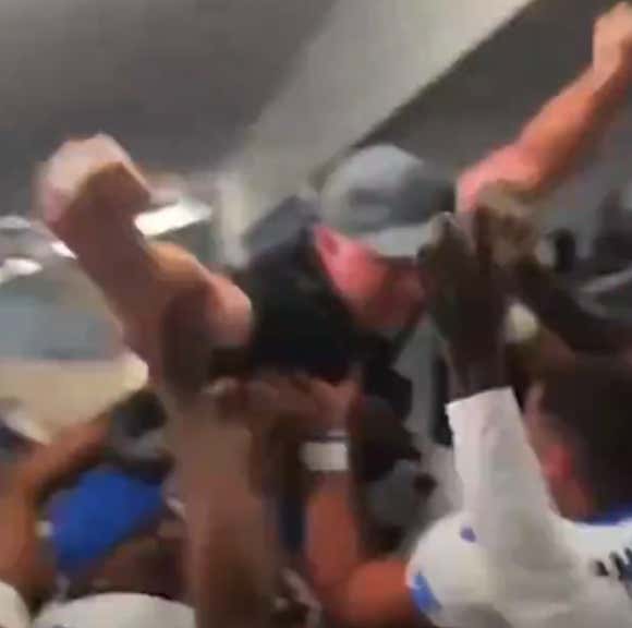 Celebrate Your Ass Off: Kentucky Fans Are Burning Couches On State Street, Mark Stoops Is Crowd Surfing In The Locker Room