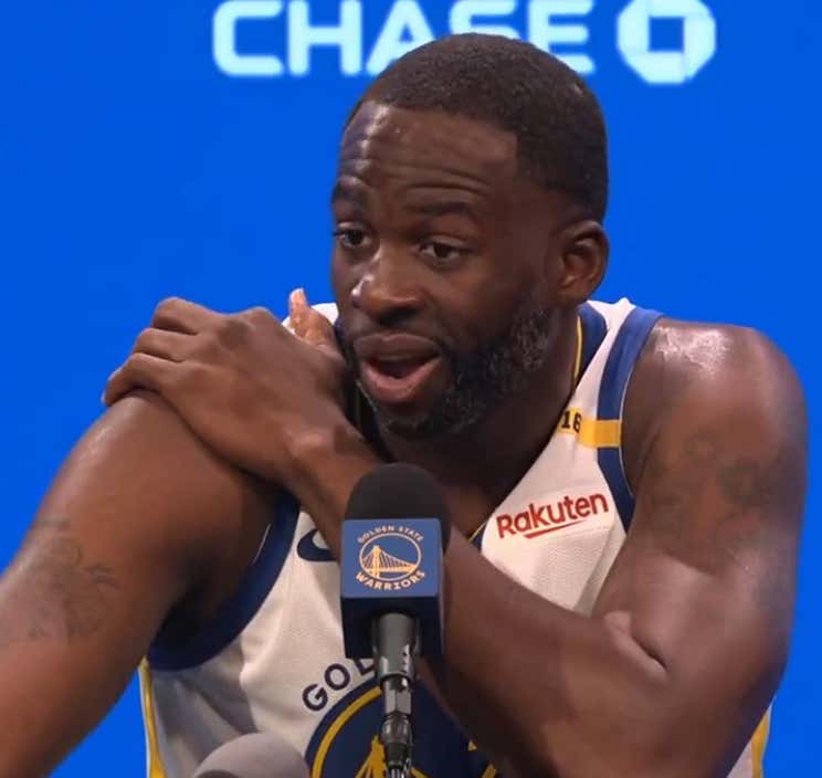 Draymond Green Wasted No Time And Went In On A Reporter For Suggesting People "Worry About Him"
