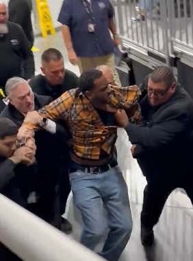 When Ball Is Life Goes Wrong: A Fan Got Ejected At The Suns/Lakers Preseason Game For Trying To Get Some Shots Up From The Crowd