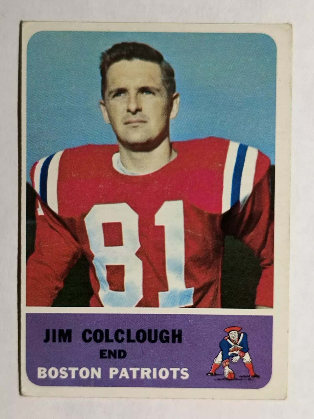 My Favorite Football Player Growing Up Was Jimmy Colclough AKA: "Jimmy Coleslaw"
