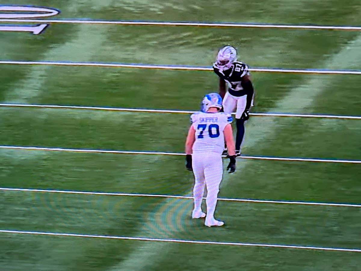 The Detroit Lions Made Such A Joke Out Of The Cowboys Yesterday That They Had Offensive Tackle Dan Skipper Line Up At Wide Out And Run A Route