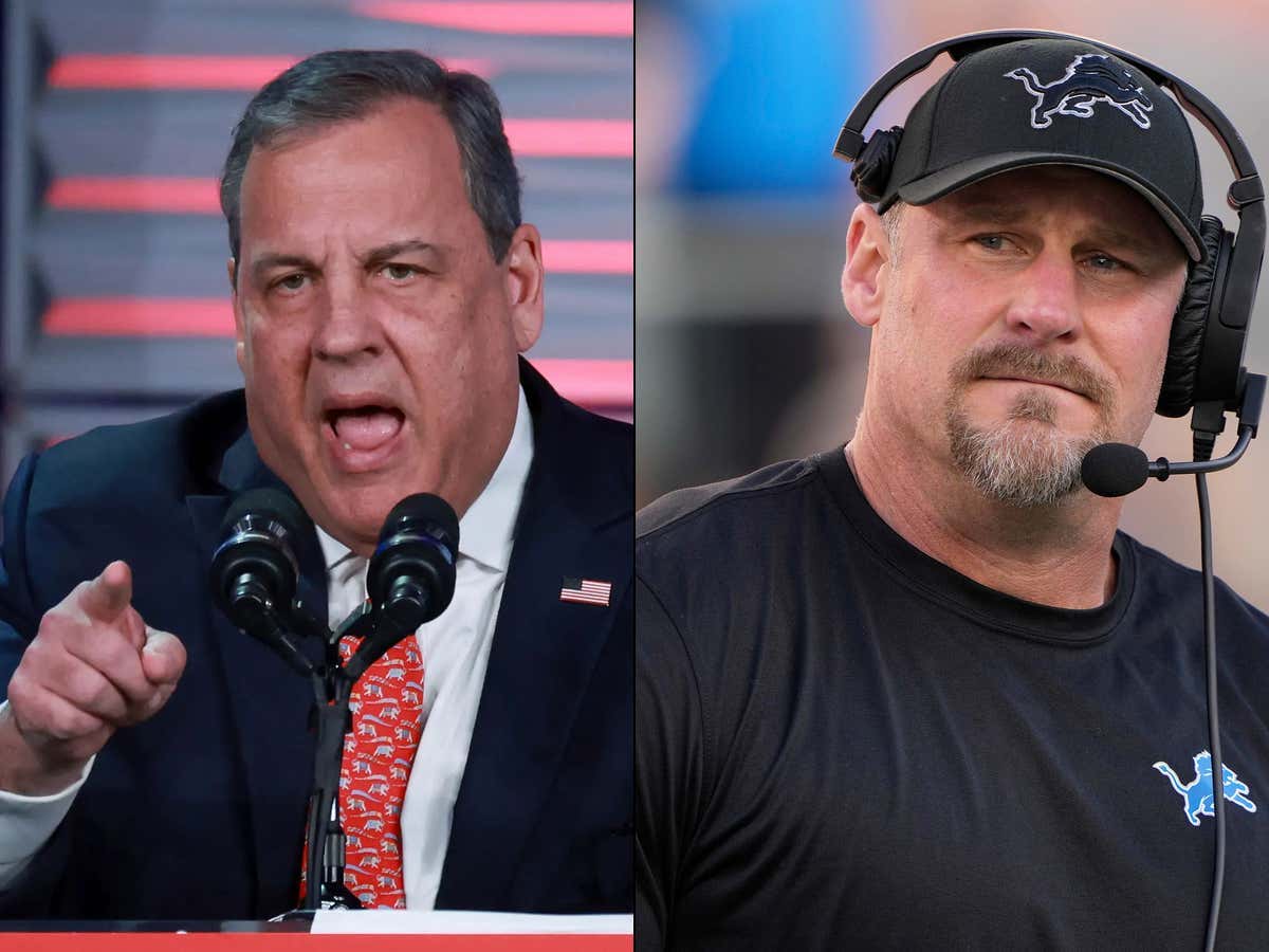 Is Chris Christie Fuckin Kidding Me Saying "Dan Campbell Has No Class And Never Has" In Relation To His Lions Kicking The Shit Out Of The Cowboys On Sunday?