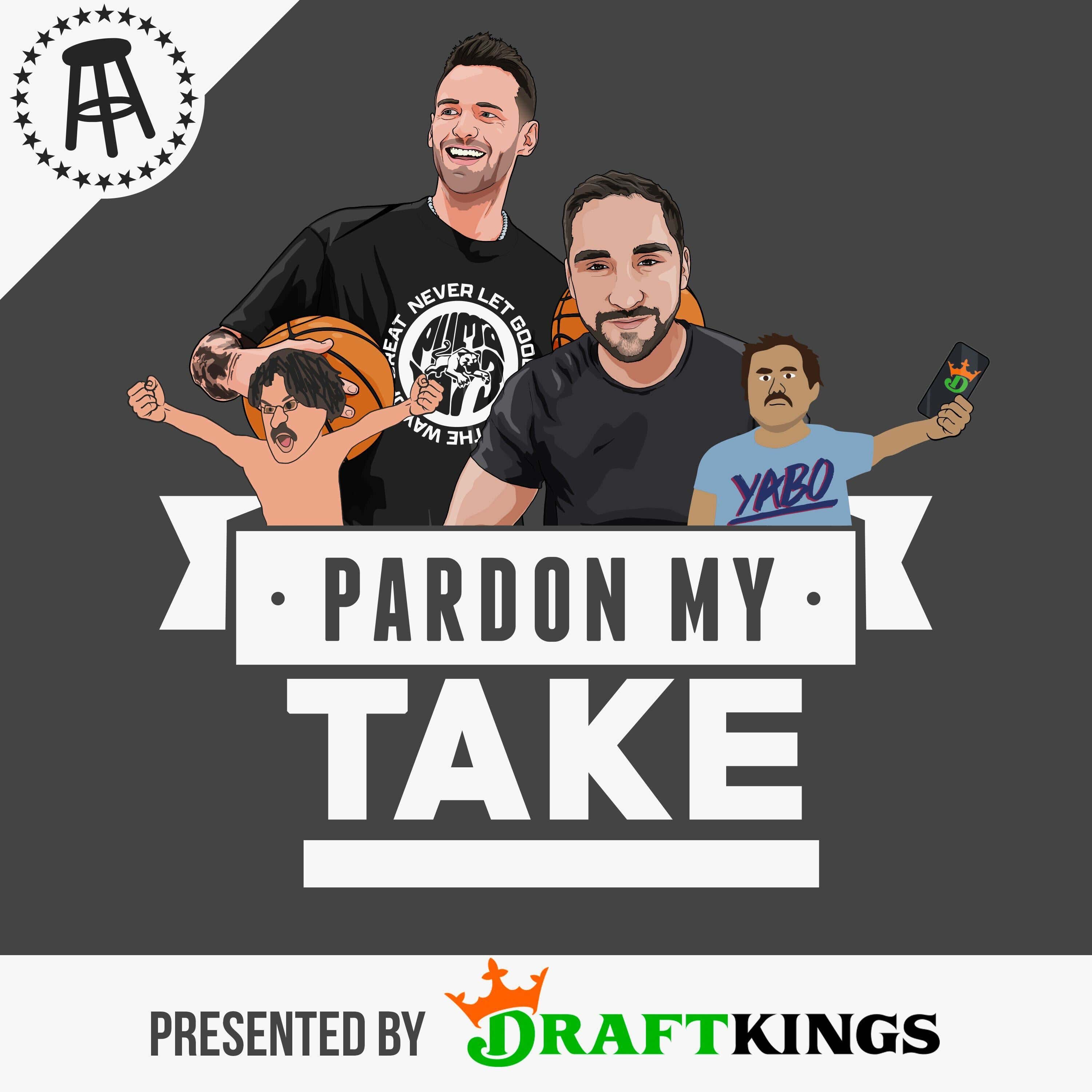CFB With Ross Dellenger, NBA Trainer Chris Brickley In Studio, Celtics Banner Night, A Bounty For Dunking On Bronny, MNF & Fake Onside Rules + Guys On Chicks episode artwork