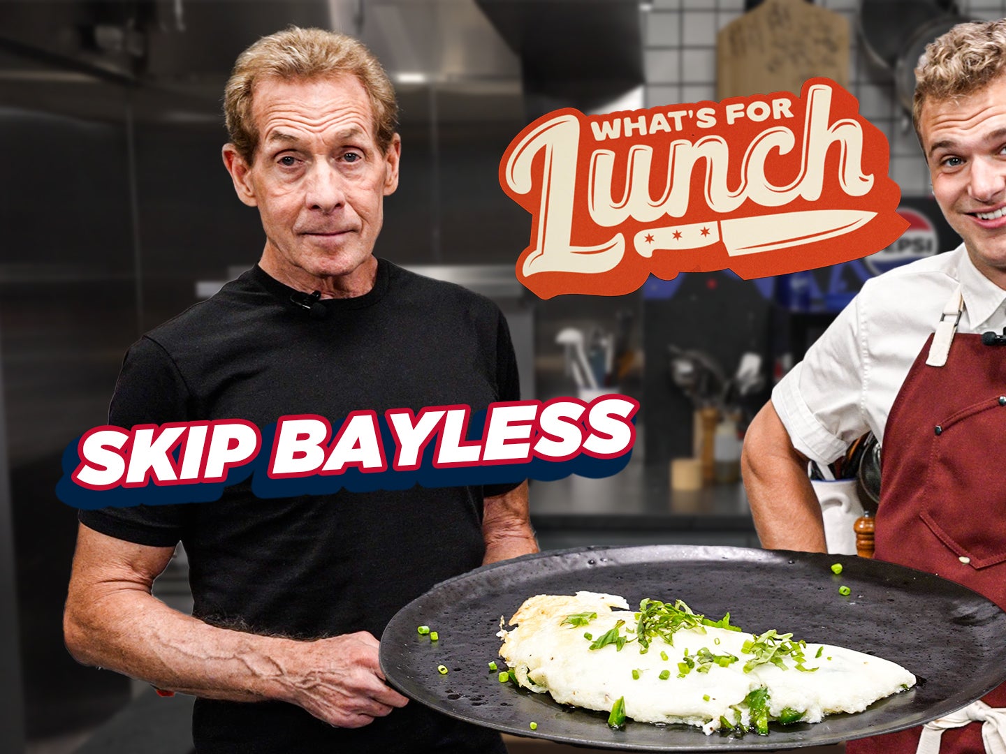 Cooking an Egg White Omelet With Skip Bayless