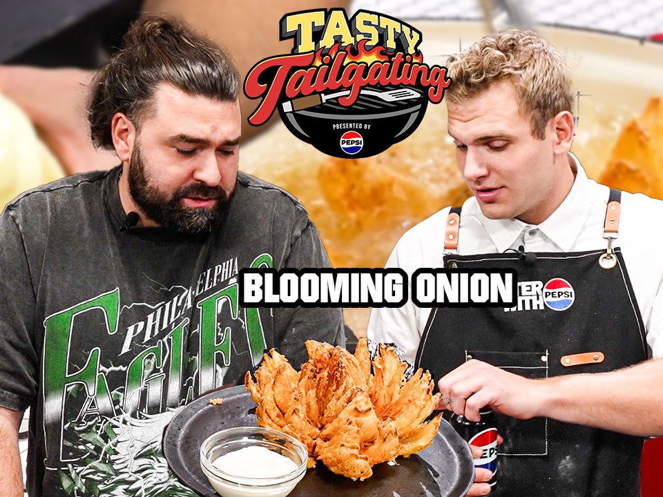 Preparing The Ultimate Blooming Onion | Tasty Tailgating Ep. 7