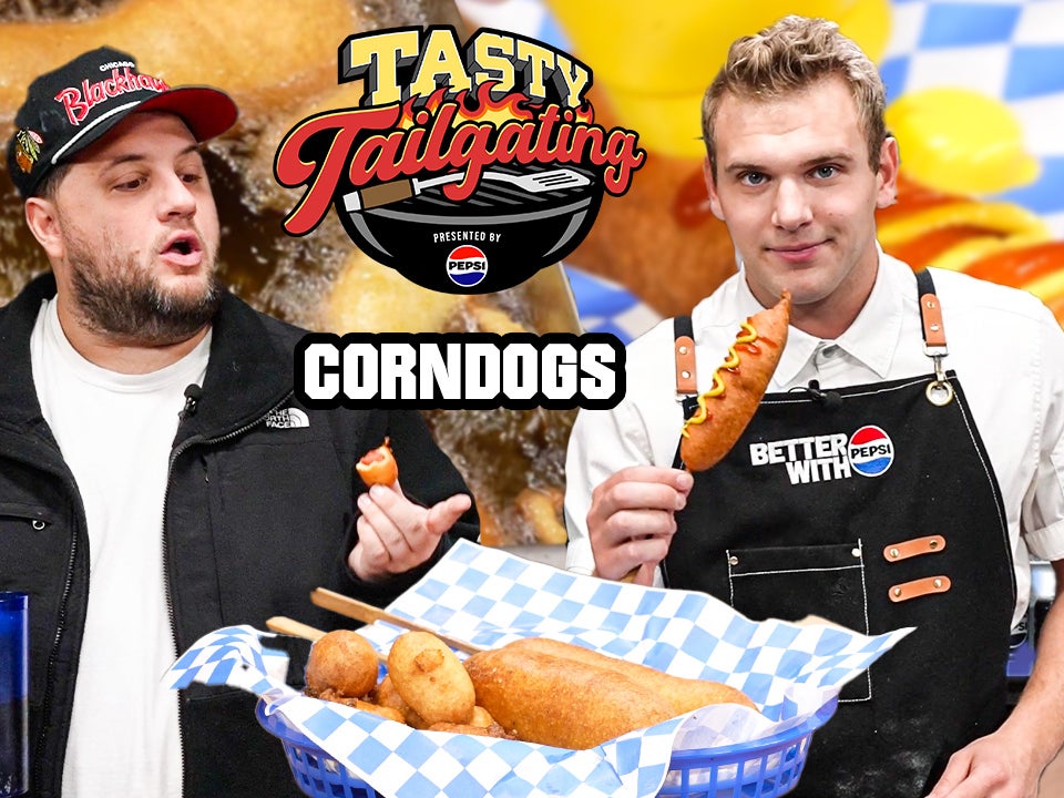 Frying Up DELICIOUS Corndogs | Tasty Tailgating Ep. 8