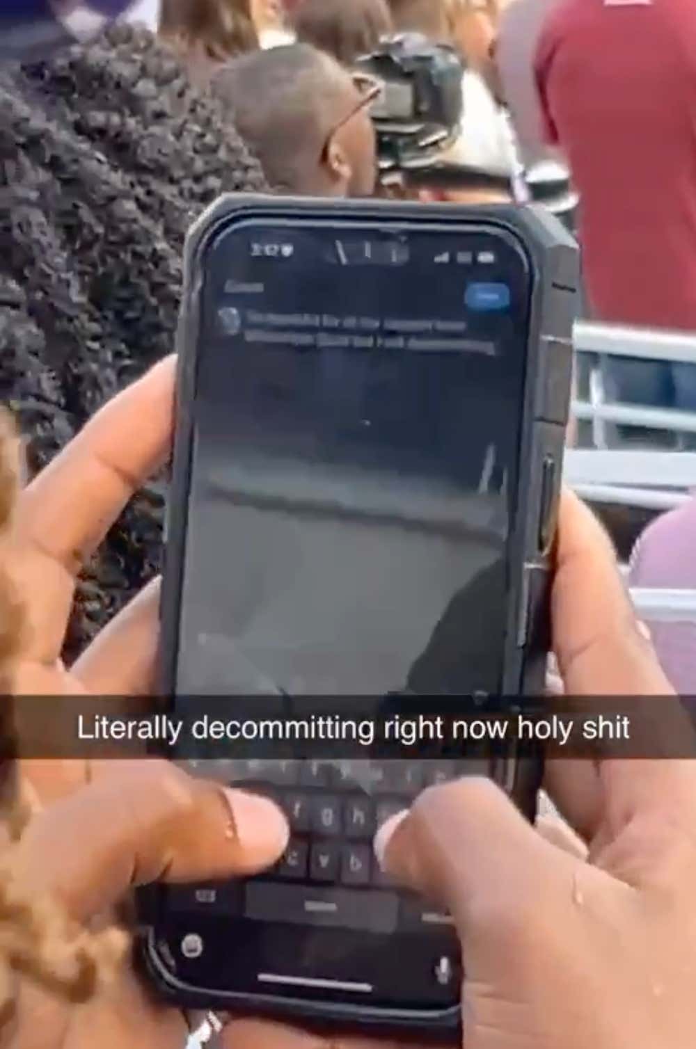 A Mississippi State Recruit Appeared To Be Contemplating Decommitting With the Bulldogs Down 10-0 to UMass