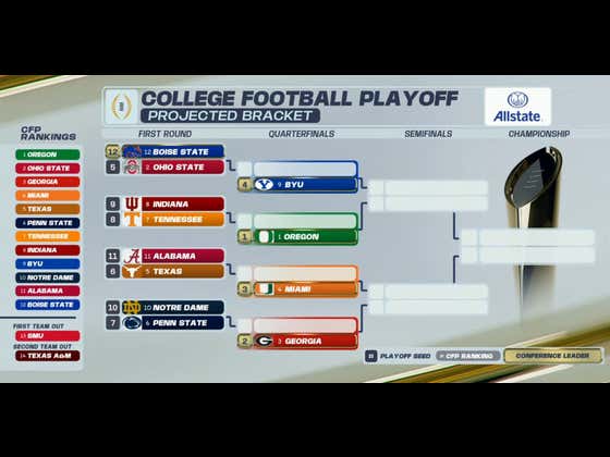 We Have Our First Look at the College Football Playoff Rankings and a ...