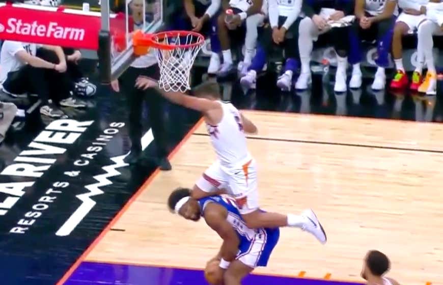 The Sixers Need To Put A Few Flyers On The Roster To Beat Grayson Allen's Ass After This Flying Knee To The Head He Pulled Last Night