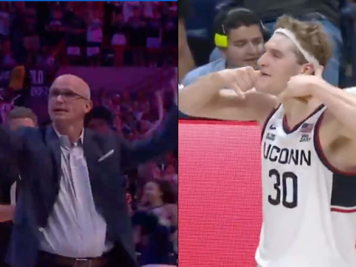 'Get The Fuck Up' - Dan Hurley And Liam McNeeley Are Starting To Embrace UConn Turning Into College Basketball's Biggest Villains