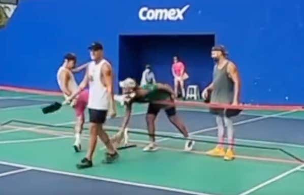 Does Pickleball Need Enforcers?: Maniac Kicks His Opponent In The Face After Losing Pickleball Match