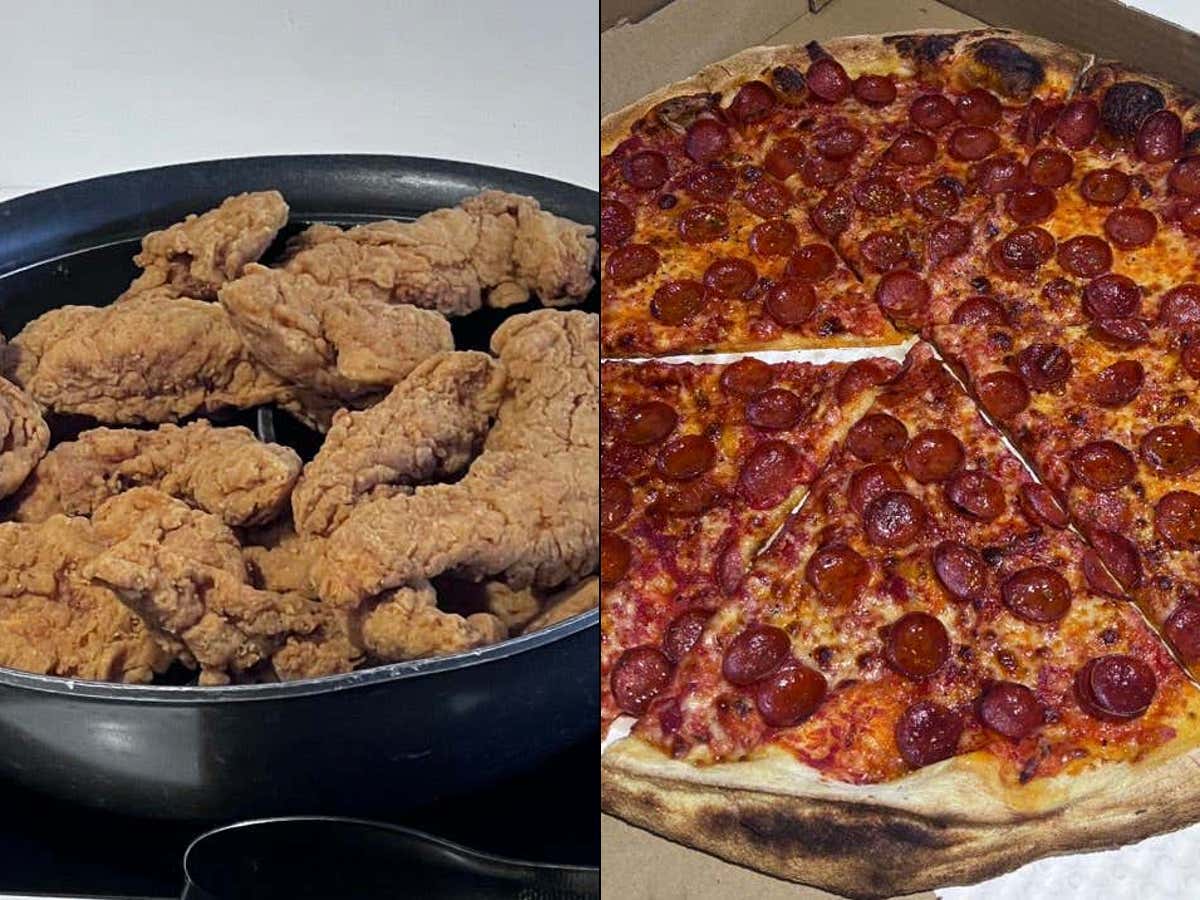 I Promise You Can't Guess the Price of These Chicken Tenders and Pizza in an Allegiant Stadium Suite for a UNLV Game