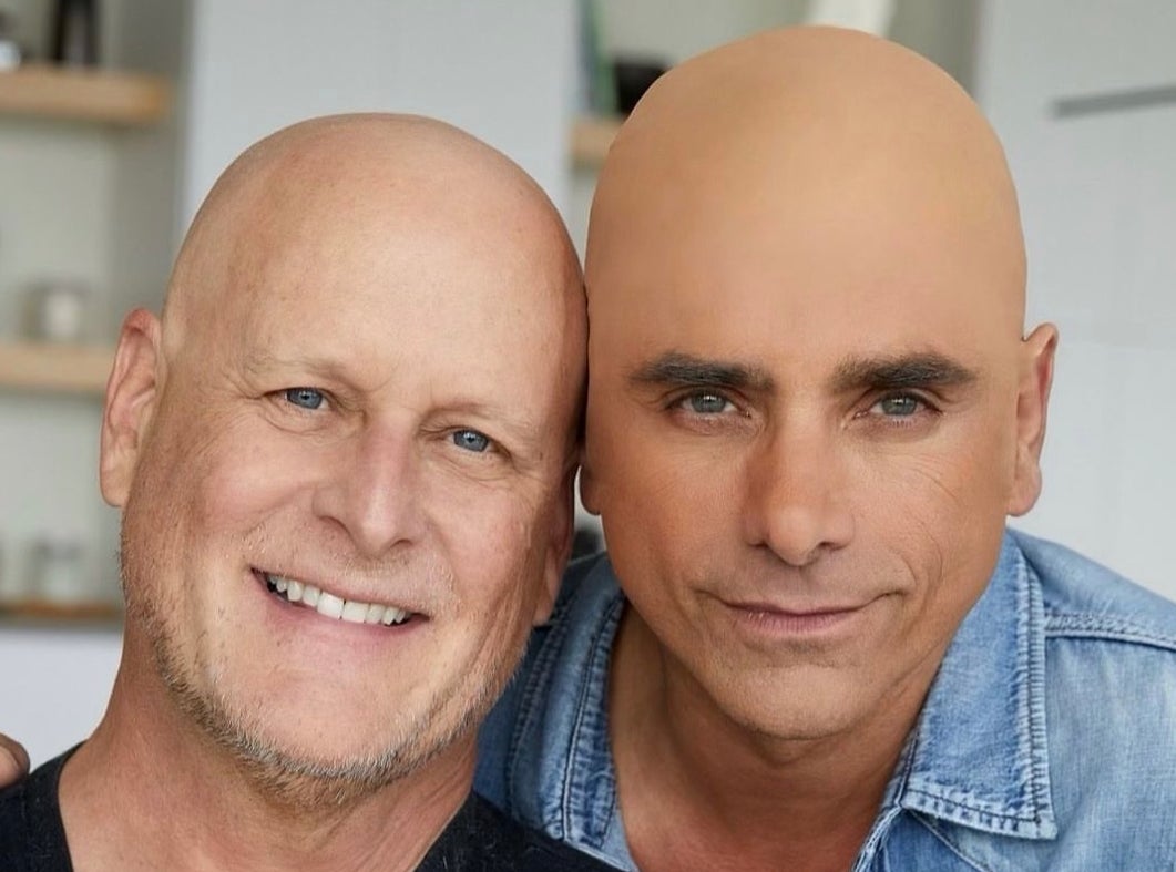 John Stamos Bravely Wears Bald Cap In Solidarity With Full House Co-Star Dave Coulier, Who Has Been Diagnosed With An Aggressive Form Of Cancer