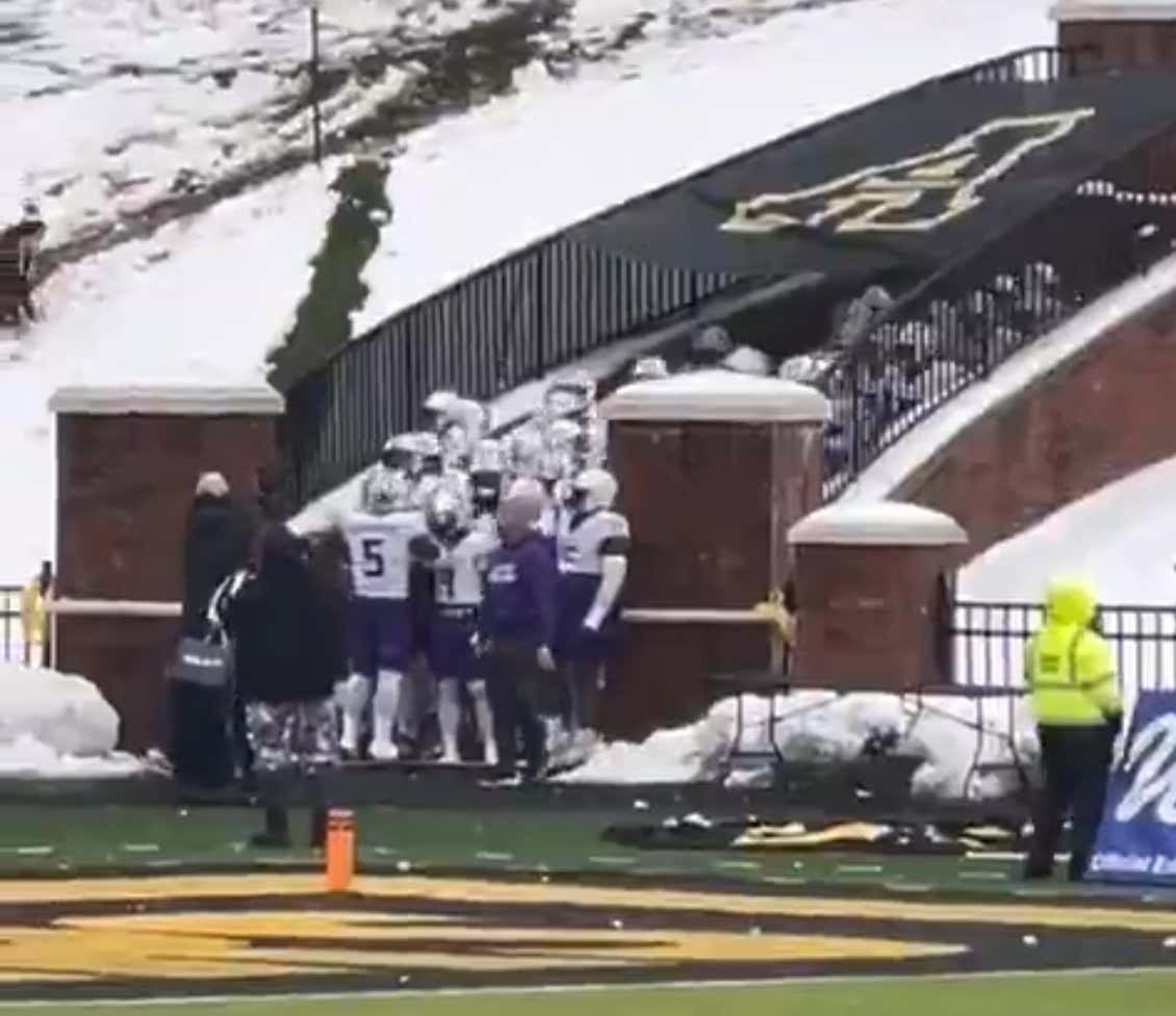 App State Fans Threw Snowballs At JMU Players In The Tunnel